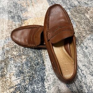 Polo by Ralph Lauren Brown Leather Penny Loafers